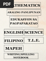 Student Subject List Template | PDF