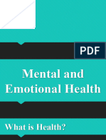 QUARTER 3 HEALTH 7 Mental and Emotional Health