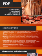 Slaughtering and Dressing Procedures Guide | PDF | Animal Slaughter | Meat
