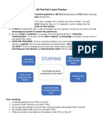 B2 First Part 3 and 4 Practice