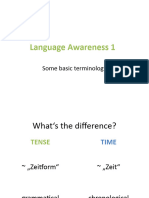 Intro - Time and Tense