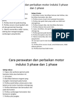 Cara Perawatan Dan Perbaikan Motor Induksi