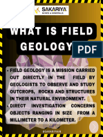 What Is Field Geology ?: @sakariyain