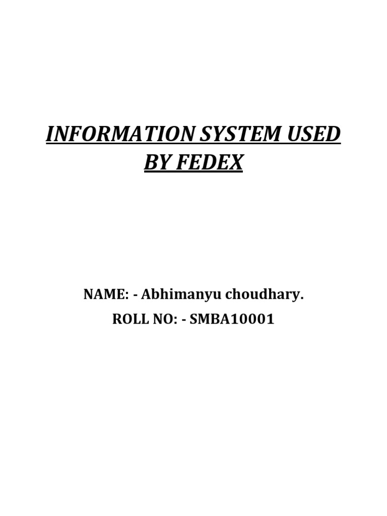 FedEx's Tech Evolution & zeroCode | PDF | Software | Computer Engineering