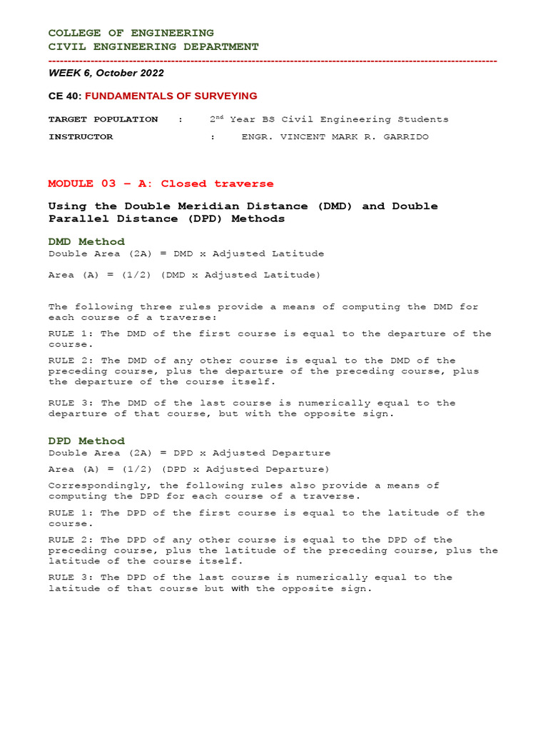 CE 40 Module 3A | PDF