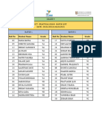 Grade 9 - ICT Practical Exam - Batch List