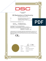 Certificat de Calitate - Detector de Spargere Geam LC-105DGB
