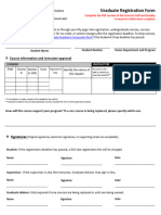 Course Change Form