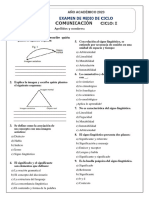 Comunicacion Examen de Medio Ciclo - II