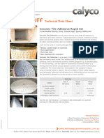 4320 CAL - Tuff Stuff Ceramic Tile Adhesive Rapid Set