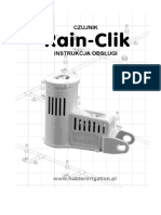 Czujnik Deszczu RainClick Hunter Instrukcja