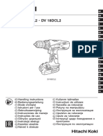 HITACHI DV - 14dcl2 - DV - 18dcl2