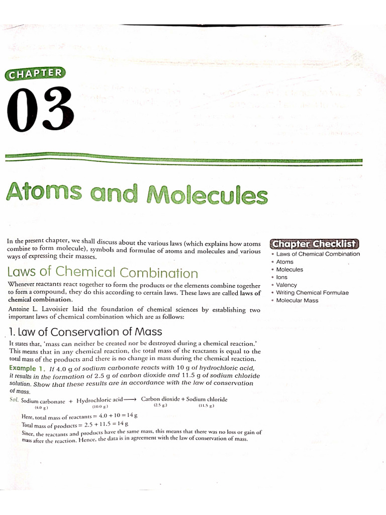 All in One Science Ch-3 | PDF