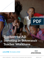 UNICEF Investing in Botswana's Teacher Workforce-Report-2024