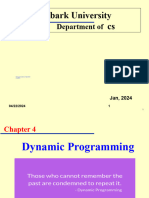 Chapter 4 Dynamic Programming
