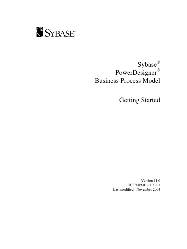 Powerdesigner - BPM Getting Started | PDF | Business Process Management ...