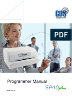 SP40plus Programmer Manual