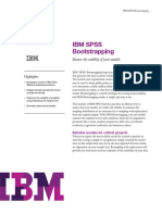 IBM SPSS Bootstrapping