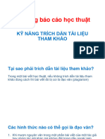 Kỹ năng báo cáo học thuật