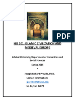 MedievalIslamicHistory Syllabus JosephPreville