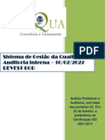 Auditoria e Analise Preliminar Revestbor Fev 2022