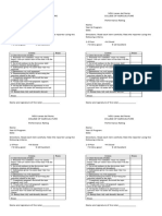 Performance Rating Layout