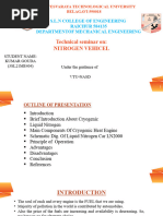 Technical Seminar On: Nitrogen Vehicel: S.L.N College of Engineering RAICHUR 584135 Departmentof Mechanical Engineering