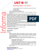 Resumen Reunión Gerencia Ap 22 Abril 2024. Movilidad y Centros Críticos