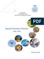 Rapport Economique Et Financier 2015-2016