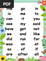 Basic Sight Words Grade 4 | PDF