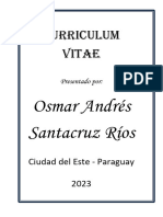 Curriculum Vitae Osmar Rios