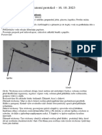 Laboratorní Protokol - 16.10.2023