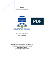 Tugas 1 - Komunikasi Bisnis - Lusiana Dian Kumala