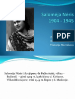 Salomėja Nėris. Biografija.