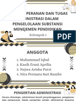 Hakikat, Peranan Dan Tugas Administrasi Dalam Pengelolaan Substansi Menejemen Pendidikan