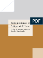 Partis Politiques en Afrique de Louest Le Defi de La Democratisation Dans Les Etats Fragile