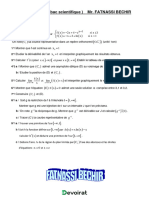 Série D'exercices N°4 Avec Correction - Math LN Et Exp - Bac Technique (2022-2023) MR FATNASSI BECHIR