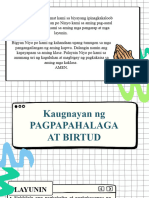 Module 1.1 - Pagpapahalaga at Birtud