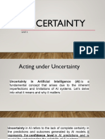 UNIT 5 - Uncertainty