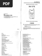 Download Alinco DJ-X7E - Manual de instrucciones by Kinesian SN72550600 doc pdf