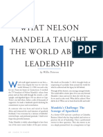 What Nelson Mandela Taught The World About Leadership
