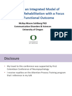 [Magistral] Sohlberg [1]-Towards an Integrated Model of Cognitive Rehabilitation With a Focus on Functional Outcome