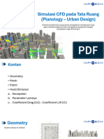 Simulasi CFD Pada Tata Ruang (Planology - Urban Design)