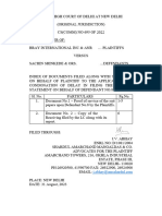 Documents Along With The Reply To Defendant No.8's COD Application