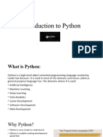 1.1introduction To Python