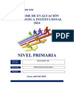 Ugel - Formato de Informe de La Evaluación Diagnostica 2024