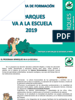 Programa Formativo de Inparques Va A La Escuela 2019-1