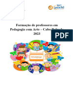 Relatorio de Formacao de Professores Em Pedagogia Com Arte_ Actualizado