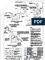 Details of Half-Round and U-Channels (Type A - With Masonry Apron)