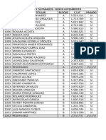 LISTA DE LOTES - NUEVO LOTEAMIENTO